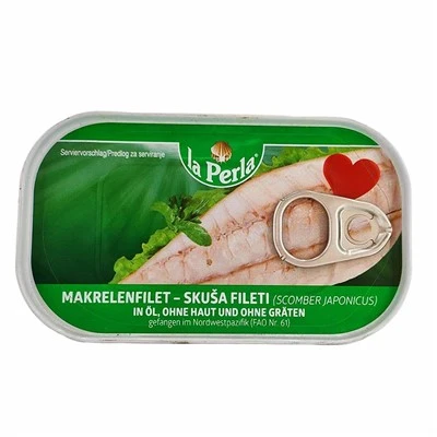 Sardines van hoge kwaliteit