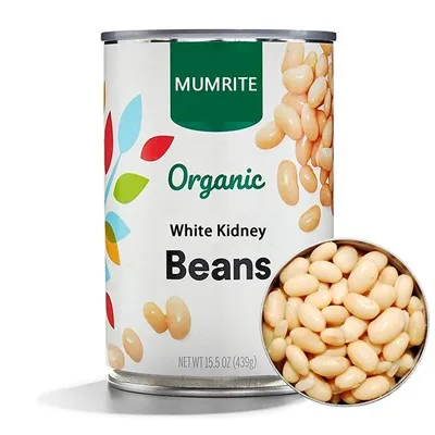 Witte kidneybonen in blik